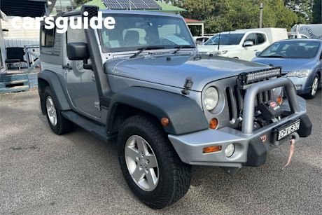 Silver 2013 Jeep Wrangler Hardtop Renegade Sport (4X4)