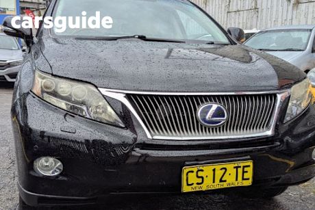 Black 2010 Lexus RX450H Wagon Sports Luxury
