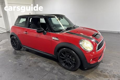 Red 2009 Mini Cooper Hatchback S