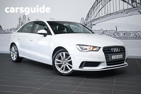 White 2014 Audi A3 Sedan 1.4 Tfsi Attraction COD
