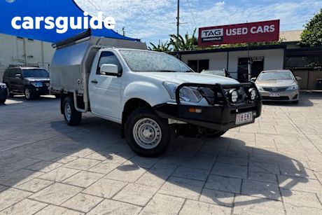 White 2019 Isuzu D-MAX Cab Chassis SX HI-Ride (4X2)