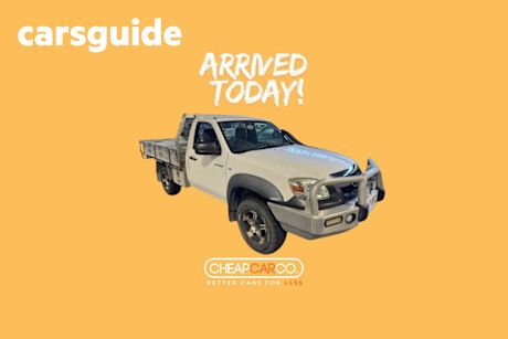 White 2009 Mazda BT-50 Cab Chassis B2500 DX