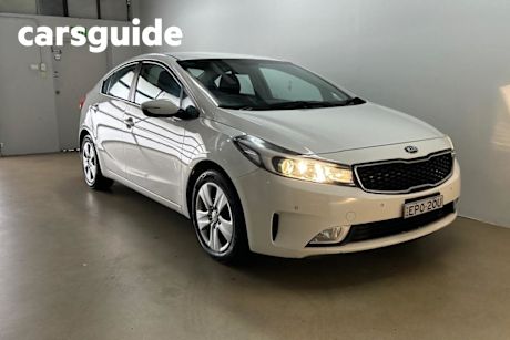 White 2016 Kia Cerato Sedan S (AV)
