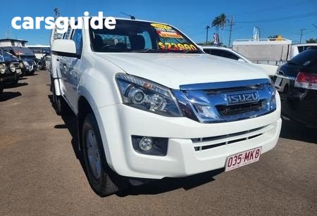 White 2014 Isuzu D-MAX Crew Cab Utility LS-M HI-Ride (4X4)