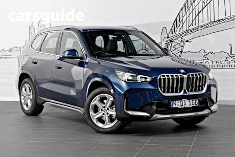 Blue 2024 BMW X1 SUV sDrive18i