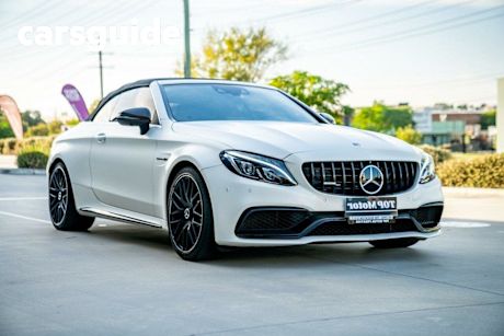White 2017 Mercedes-Benz C63 Cabriolet S