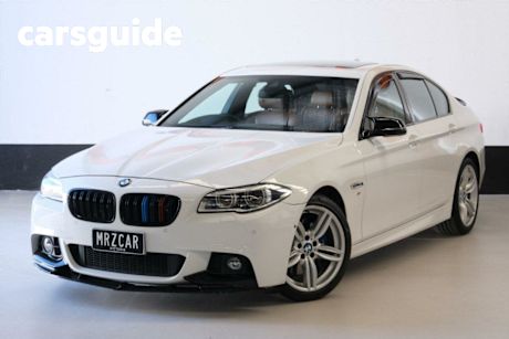 White 2014 BMW 535D Sedan Modern Line