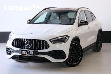 White 2022 Mercedes-Benz GLA45 Wagon S 4Matic+