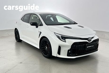 White 2023 Toyota GR Corolla Hatchback GTS