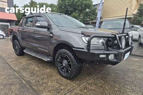 Grey 2017 Ford Ranger Dual Cab Pick-up Wildtrak 3.2 (4X4)