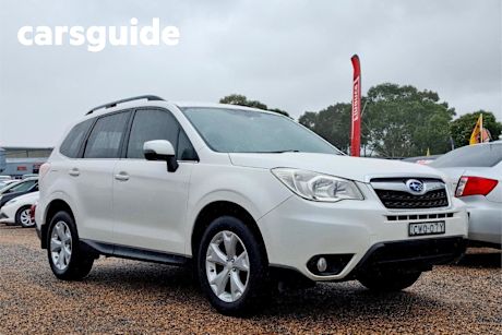 White 2013 Subaru Forester Wagon 2.5I-L