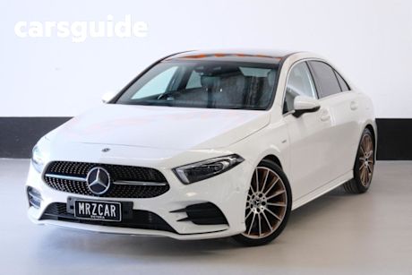 White 2019 Mercedes-Benz A-CLASS Sedan A200