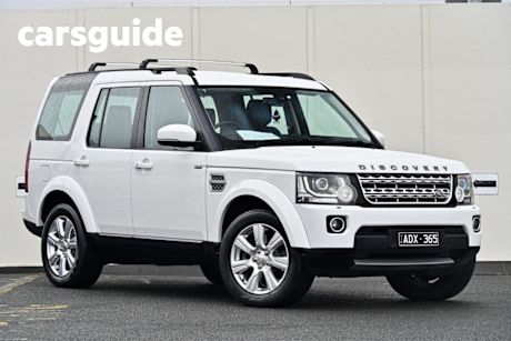 White 2014 Land Rover Discovery 4 Wagon 3.0 SDV6 HSE