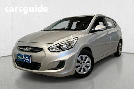 Silver 2016 Hyundai Accent Hatchback Active