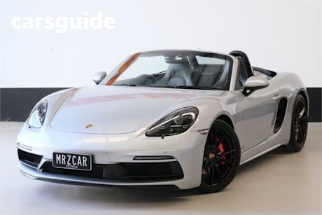 Silver 2018 Porsche 718 Roadster Boxster GTS