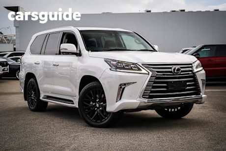 White 2019 Lexus LX450D Wagon