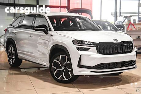 White 2024 Skoda Kodiaq Wagon Sportline (4X4)