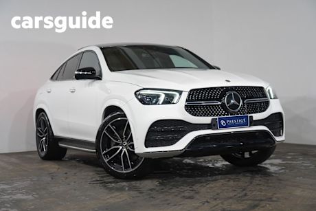 White 2022 Mercedes-Benz GLE450 Coupe 4Matic (hybrid)