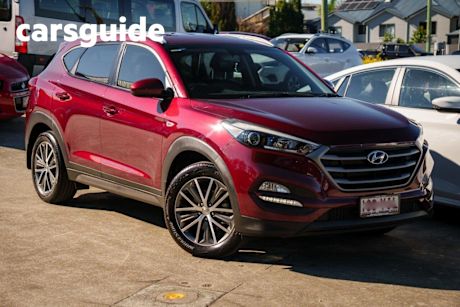 Red 2015 Hyundai Tucson Wagon Active X (fwd)