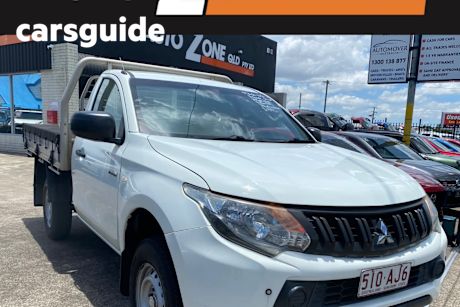 White 2016 Mitsubishi Triton Cab Chassis GLX
