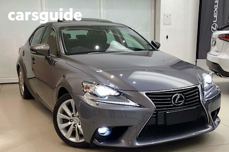 Grey 2016 Lexus IS200T Sedan Luxury