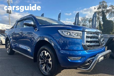 Blue 2022 GWM UTE Dual Cab Utility Cannon-X (4X4)