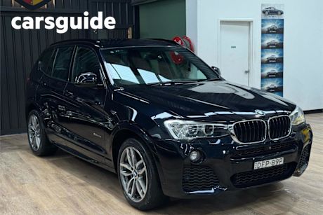Black 2016 BMW X3 Wagon Xdrive 20I