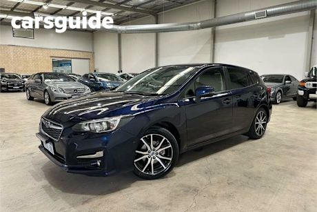 Blue 2017 Subaru Impreza Hatchback 2.0I Premium (awd)