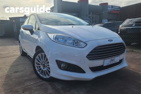 White 2014 Ford Fiesta Hatchback Sport