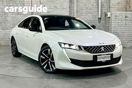 White 2019 Peugeot 508 Fastback GT