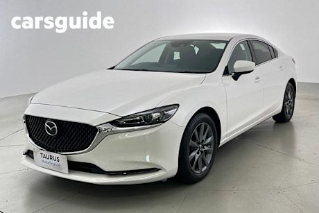 White 2021 Mazda 6 Sedan Sport