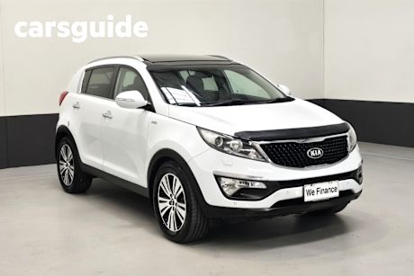 White 2014 Kia Sportage Wagon Platinum (awd)