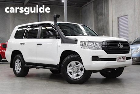 White 2020 Toyota Landcruiser Wagon LC200 GX (4X4)