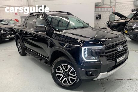 Black 2024 Ford Ranger Double Cab Pick Up Sport 3.0 (4X4)