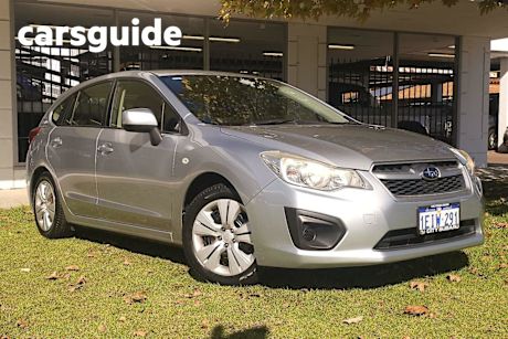 Silver 2013 Subaru Impreza Hatchback 2.0I (awd)