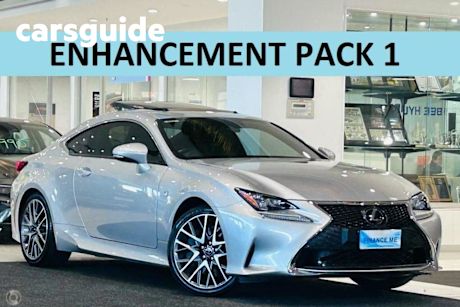 Silver 2018 Lexus RC350 Coupe F Sport