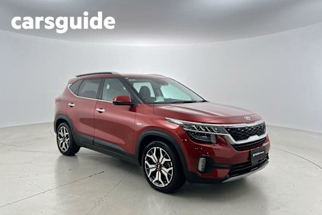Orange 2021 Kia Seltos Wagon GT Line (awd)