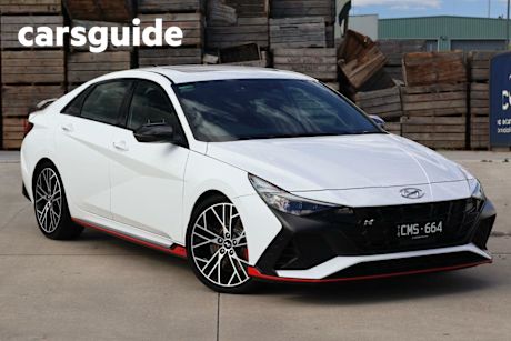 White 2023 Hyundai I30 Sedan N Premium With Sunroof