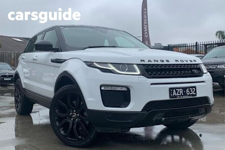 White 2018 Land Rover Range Rover Evoque Wagon TD4 110kW