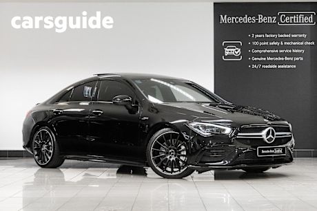 Black 2021 Mercedes-Benz CLA35 Coupe 4Matic