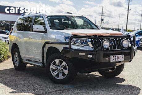 White 2019 Toyota Landcruiser Prado Wagon GXL (4X4)