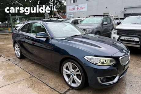 Blue 2014 BMW 228I Coupe Modern Line