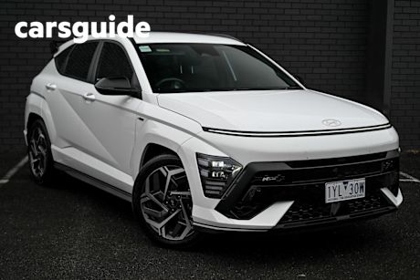 White 2023 Hyundai Kona Wagon N Line
