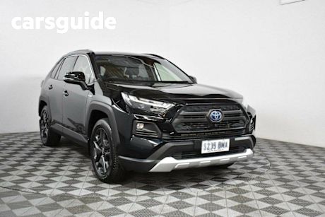Black 2021 Toyota RAV4 Wagon Edge (awd) Hybrid