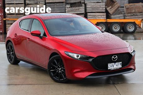 Red 2024 Mazda 3 Hatchback G25 Astina