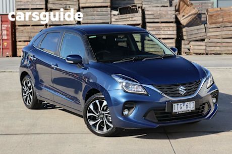 Blue 2021 Suzuki Baleno Hatchback GLX