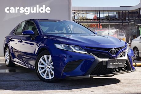 Blue 2021 Toyota Camry Sedan Ascent Sport