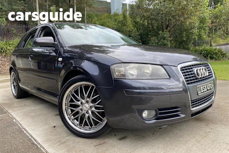 Grey 2006 Audi A3 Hatchback Sportback 2.0 Tfsi Ambition