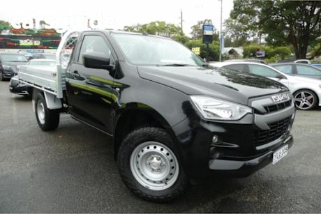 Black 2022 Isuzu D-MAX Cab Chassis SX (4X4)