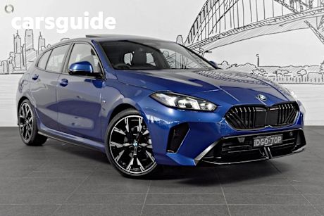 Blue 2024 BMW 118I Hatchback M Sport